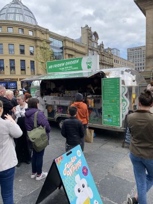 No Frickin Chicken at Newcastle vegan market  at No Frickin Chicken in Worcester