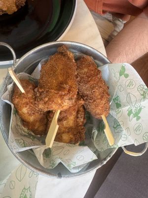 No frock I’m chicken wings   at No Frickin Chicken in Worcester