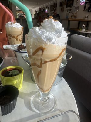 Biscoff milkshake   at No Frickin Chicken in Worcester