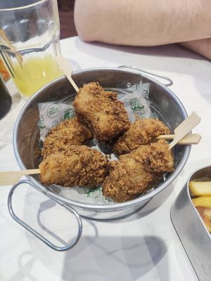 Chicken wings at No Frickin Chicken in Worcester