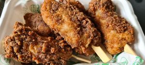 Southern fried chick'n at No Frickin Chicken in Worcester