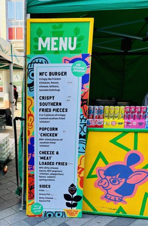   at No Frickin Chicken in Worcester