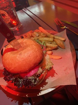 Classic Bean burger at Hoogste Tijd in Eindhoven