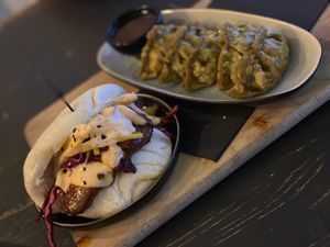 bun and gyoza at Hoogste Tijd in Eindhoven