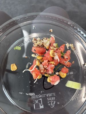 Had to pick cheese out of my tomatoes  at ATL - Willy's - Concourse B in College Park