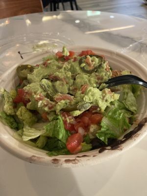 Bowl with tofu   at ATL - Willy's - Concourse B in College Park