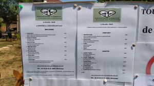 Menu at Oddiyana Garden in Peyzac-le-moustier