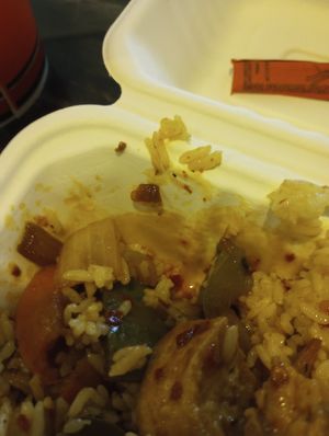 A little greasy. at ATL - Asian Chao - Concourse B in College Park