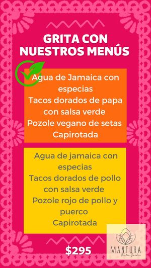 Del 15 al 17 de septiembre 🇲🇽 at Mantura Bistro Garden in Chetumal