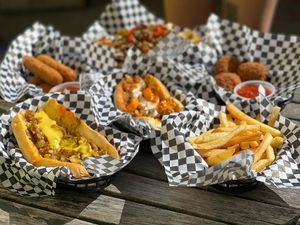   at Buddy's Steaks in Portland