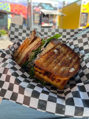 Buffalo tofu sandwich  at Buddy's Steaks in Portland