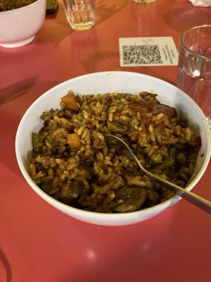 Delicious Algerian Paella! #Veganuary at Le Souk in Adelaide