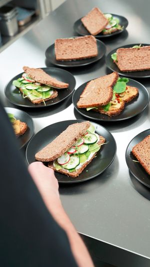 Frische Stullen - regional und saisonal belegt at INTRO in Karlsruhe