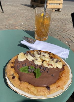 Vegan pancake   at INTRO in Karlsruhe