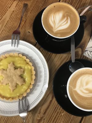 Lemon Tarte! Super delicious  at INTRO in Karlsruhe