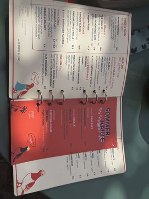 Menu  at INTRO in Karlsruhe