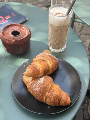 Vegan croissant 😋  at INTRO in Karlsruhe