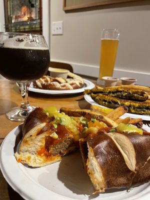 Beer and brats! at The Duneatery in Dunedin