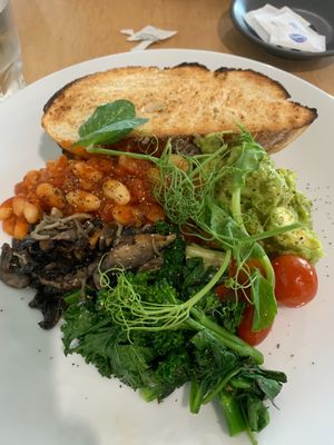 Big vegan breakfast at Marina cafe, amazing.  at Marina Cafe in Whitsundays