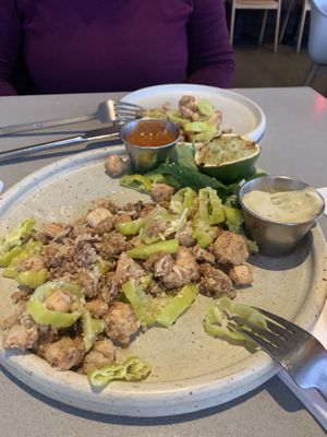 Hearts of palm “calamari"  at Frida Southwest in Oklahoma City