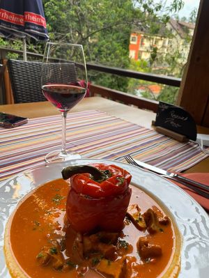 Gefüllte Paprika  at Gasthaus Bürgerstüble in Sankt Peter