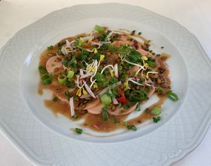 ´Vurstsalat´ Carpaccio at Gasthaus Bürgerstüble in Sankt Peter