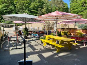 Terrace with Morning sun  at Joop in Schoorl