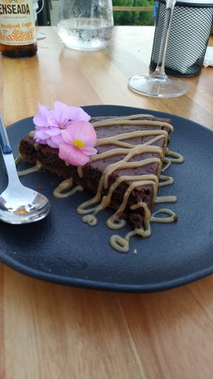 Vegan brownie at FIXI in Arraial Do Cabo