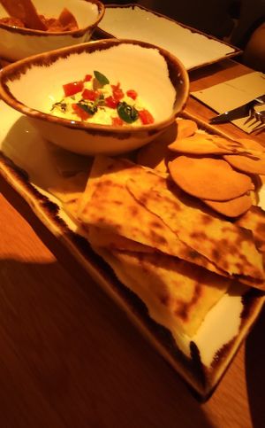 Queso untable (vegan cheese) deliiiiiiciooooous at Margarito in Valencia