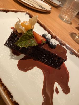 Vegan brownie   at Margarito in Valencia