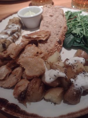 Market food con no-pollo at Margarito in Valencia