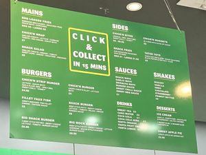 Menu #Veganuary at Vegan Shack - Piccadilly Gardens in Manchester