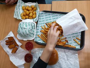  at Vegan Shack - Piccadilly Gardens in Manchester