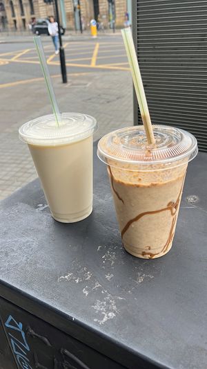 Vanilla and biscoff   at Vegan Shack - Piccadilly Gardens in Manchester