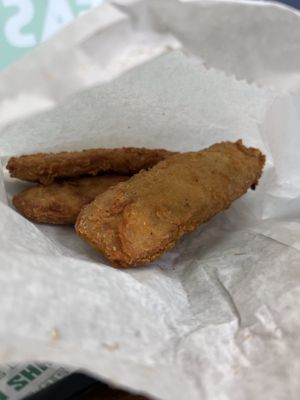 Chickn Tenders  at Vegan Shack - Piccadilly Gardens in Manchester