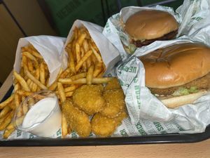   at Vegan Shack - Piccadilly Gardens in Manchester