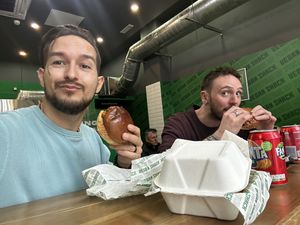   at Vegan Shack - Piccadilly Gardens in Manchester