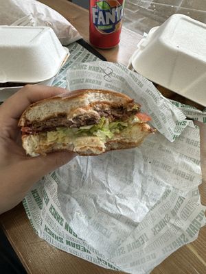   at Vegan Shack - Piccadilly Gardens in Manchester