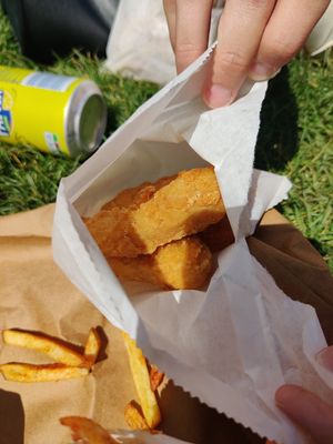 Chik'n Tenders at Vegan Shack - Piccadilly Gardens in Manchester