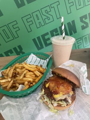   at Vegan Shack - Piccadilly Gardens in Manchester