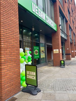   at Vegan Shack - Piccadilly Gardens in Manchester