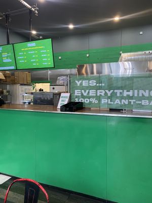 Counter   at Vegan Shack - Piccadilly Gardens in Manchester