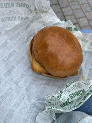 Fillet faux fish  at Vegan Shack - Piccadilly Gardens in Manchester