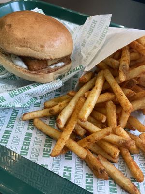   at Vegan Shack - Piccadilly Gardens in Manchester