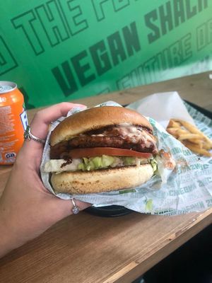  at Vegan Shack - Piccadilly Gardens in Manchester