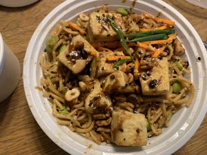 Thai noodles  at The Juice Jar in Erie