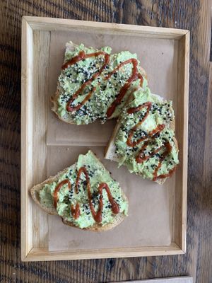 Avocado toast  at The Juice Jar in Erie