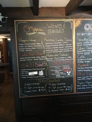 Wraps and salads  at Feelin O2 Good in Southampton