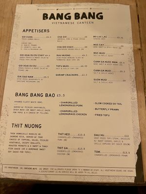 “All Vegetarian Dishes Are Vegan”  at Bang Bang Canteen in London