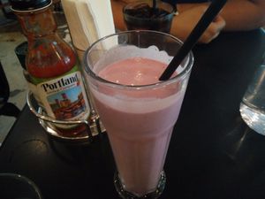 coconut bliss milkshake at Dick's Kitchen in Portland